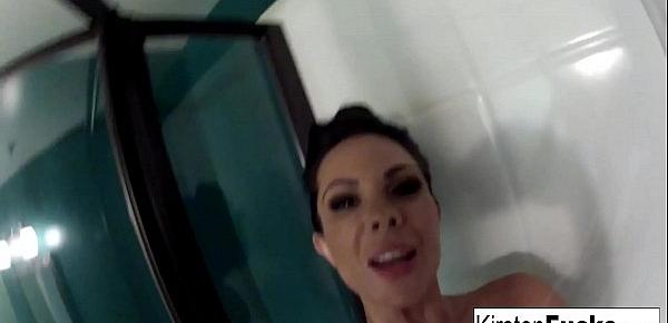  Kirsten Price spends some quality time with herself